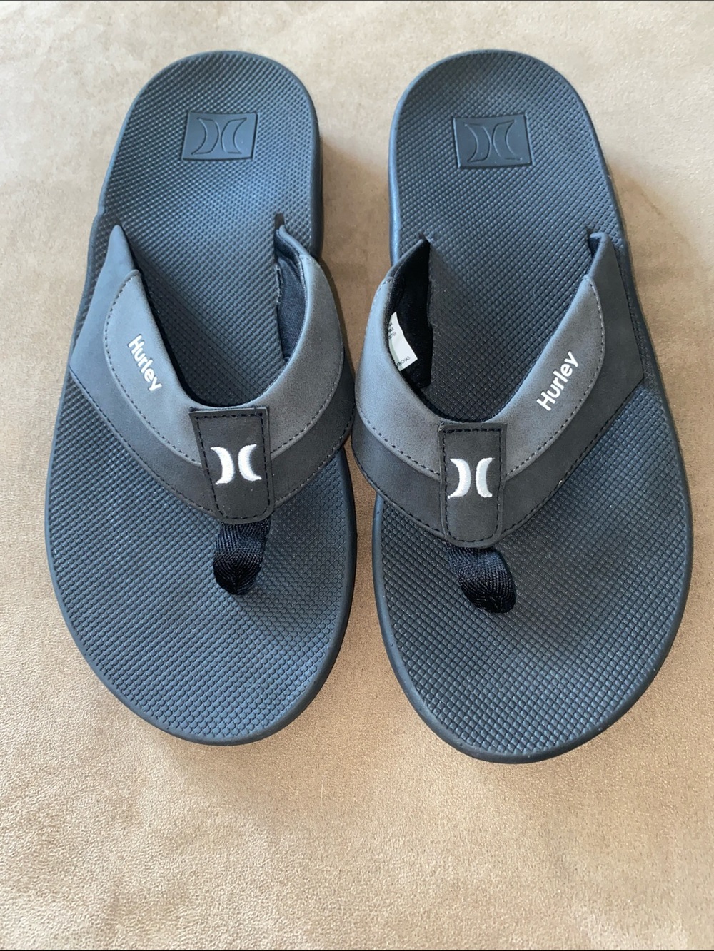 Hurley Men’s Black/Gray Flip Flop Sandals
